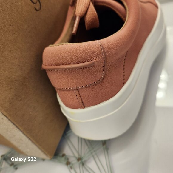 Gentle Souls Rosette " Pink Clay" Platform Sneakers. Size Various. NWT. - Picture 4 of 11